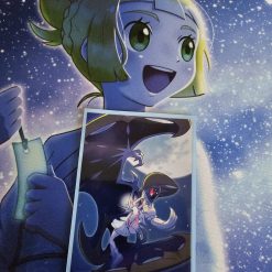 Pokemon Kaart Persian GX 069/095 Double Blaze inclusief Japanse Lunala+Lillie Sleeve
