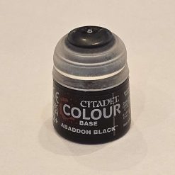 Warhammer Citadel Colour Base Abaddon Black 12ml