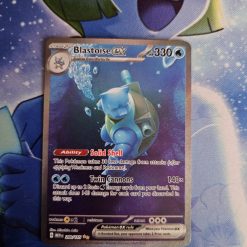 Pokemon Kaart Blastoise ex Illustrator Rare 200/165 Pokemon 151 (versie 2)
