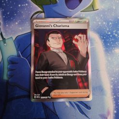 Pokemon Kaart Giovanni's Charisma Full Art 197/165 Pokemon 151