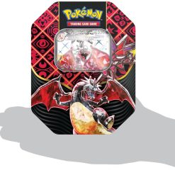 Pokemon Paldean Fates Ex Tin - Shiny Charizard Ex - Afbeelding 2