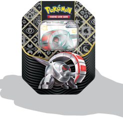 Pokemon Paldean Fates Ex Tin - Shiny Iron Treads Ex - Afbeelding 2