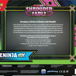 Pokemon Shrouded Fable Greninja Ex Special Illustration Collection 4