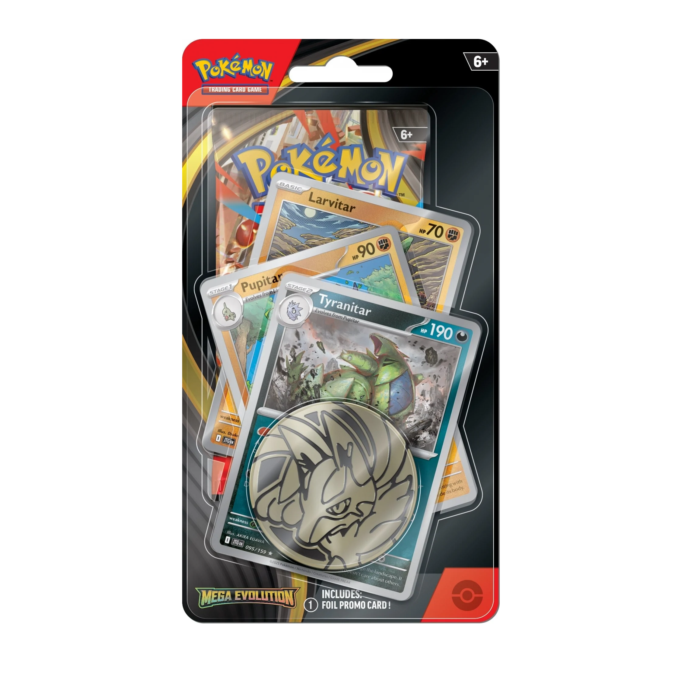 Pokemon Mega Evolution Premium Checklane Blister Tyranitar