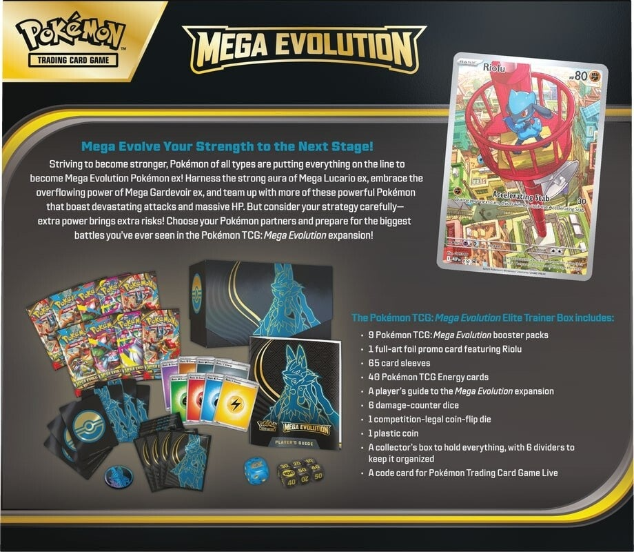Pokémon Mega Evolution Elite Trainer Box Lucario 2
