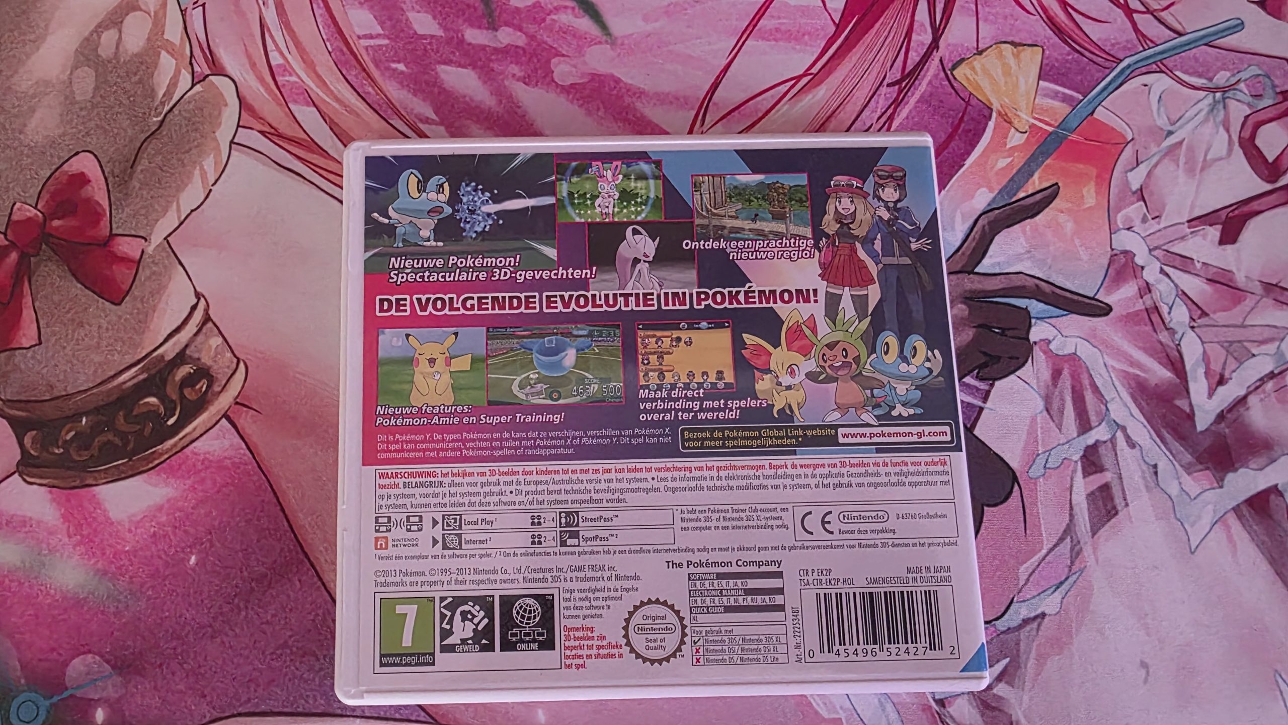 Pokemon Y 3ds Game - Cartridge en Case - Afbeelding 4