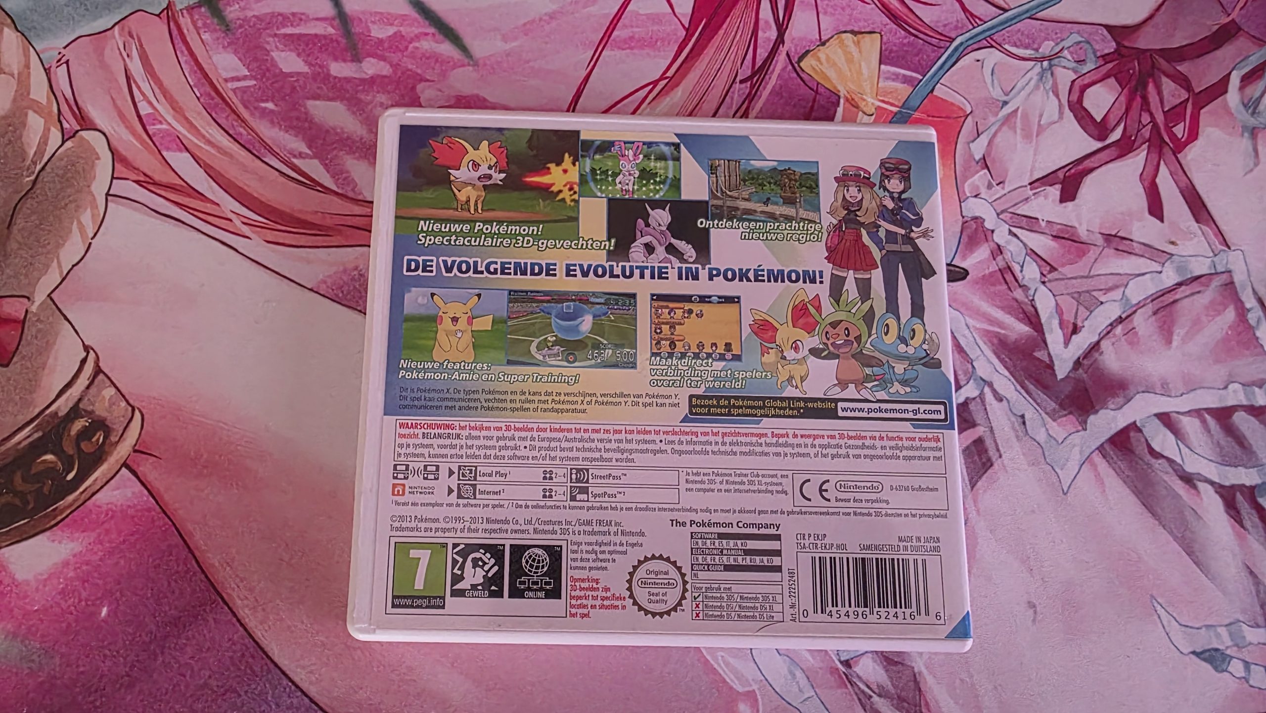 Pokemon X 3ds Game - Cartridge en Case - Afbeelding 2