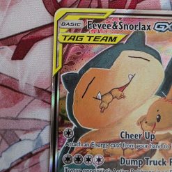 Pokemon Eevee and Snorlax GX SM169 Black Star Promo - Afbeelding 2