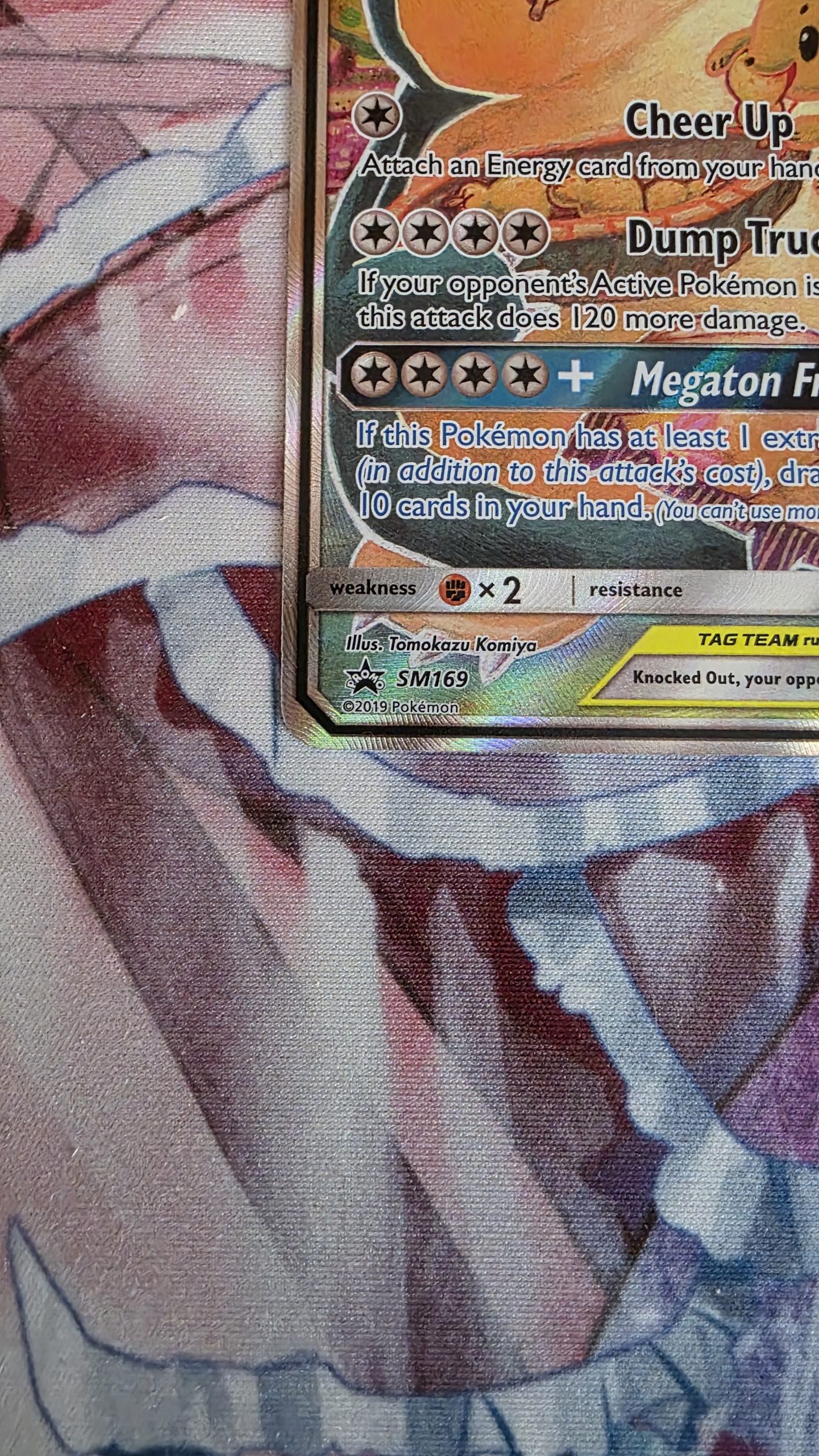 Pokemon Eevee and Snorlax GX SM169 Black Star Promo - Afbeelding 4