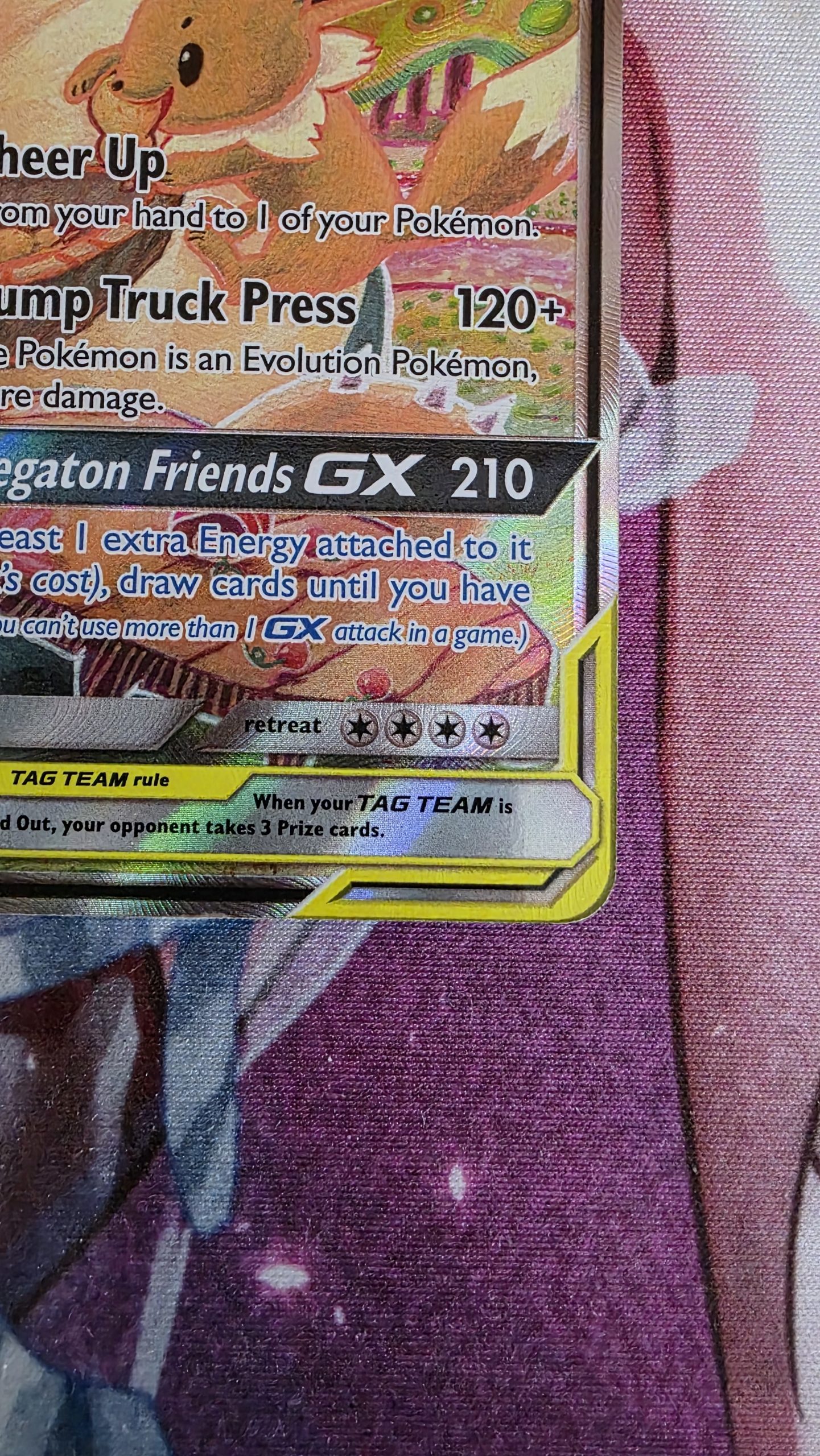 Pokemon Eevee and Snorlax GX SM169 Black Star Promo - Afbeelding 5