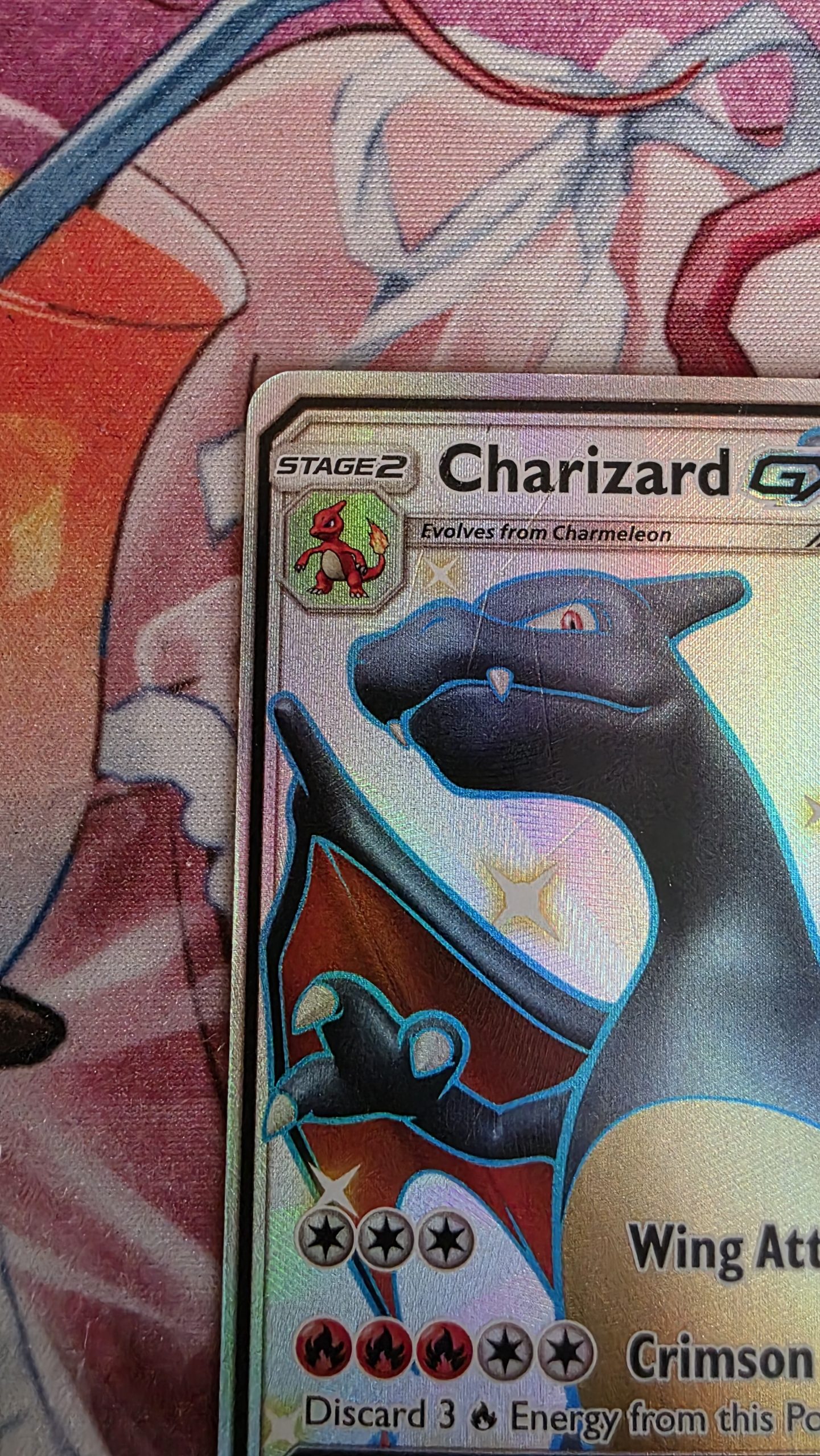 Pokemon Shiny Charizard GX SV49/SV94 Hidden Fates - Afbeelding 2