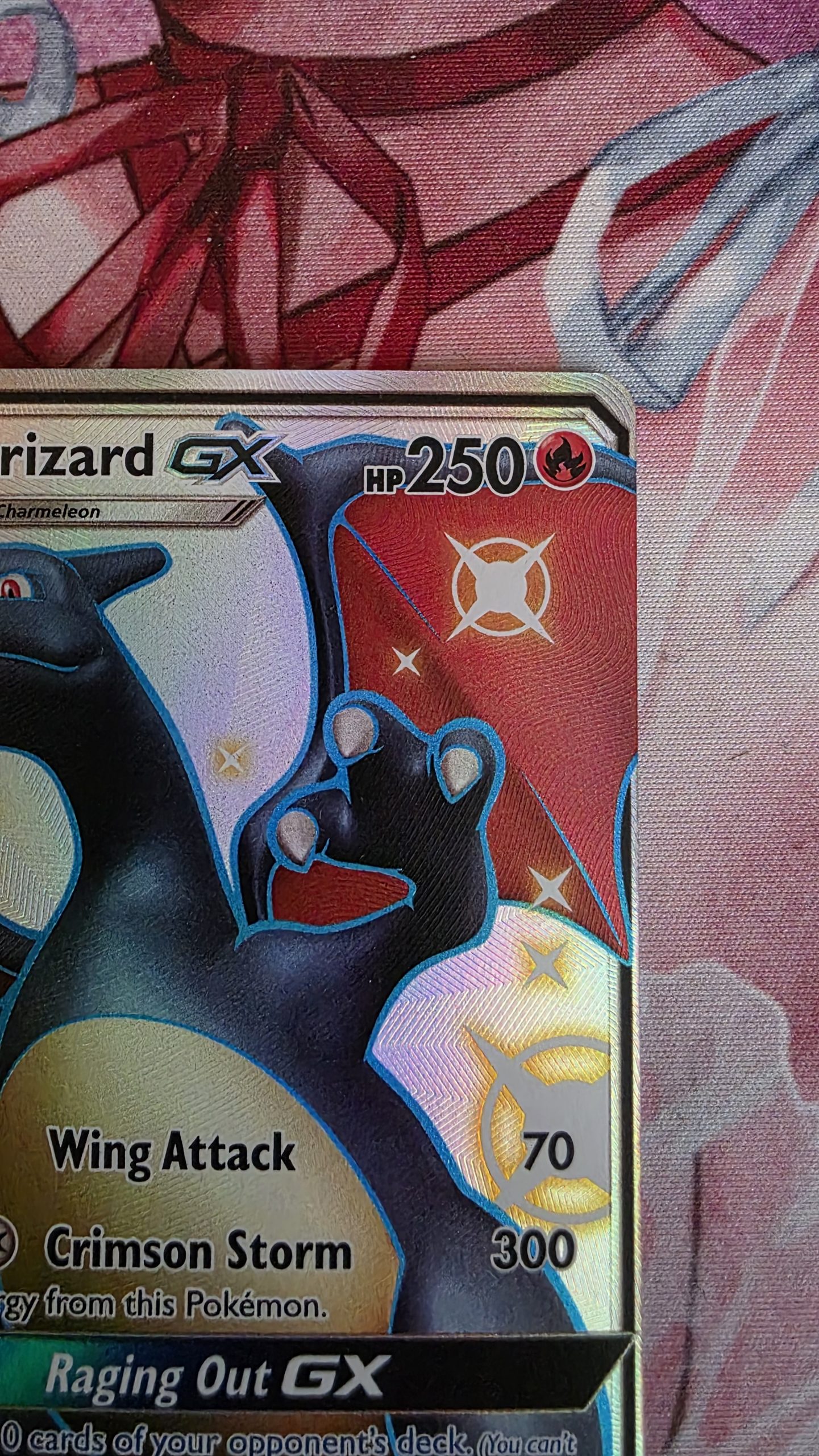 Pokemon Shiny Charizard GX SV49/SV94 Hidden Fates (versie 2) - Afbeelding 3