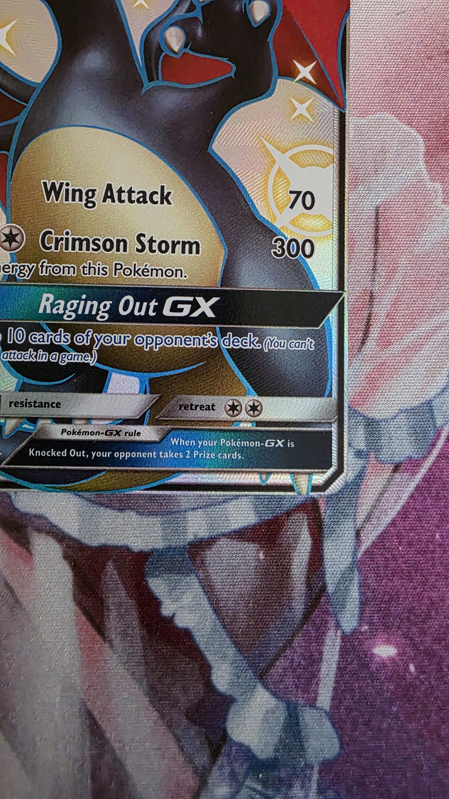 Pokemon Shiny Charizard GX SV49/SV94 Hidden Fates (versie 2) - Afbeelding 4
