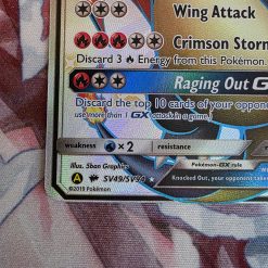 Pokemon Shiny Charizard GX SV49/SV94 Hidden Fates (versie 2) - Afbeelding 5
