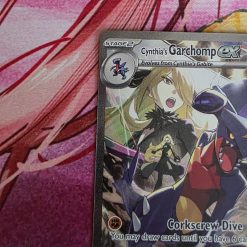 Pokemon Cynthia's Garchomp ex 232/182 Destined Rivals Secret Illustrator Rare - Afbeelding 2