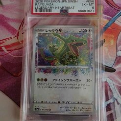 Pokemon Kaart PSA 6 Rayquaza Amazing Rare 056/076 Legendary Heartbeat