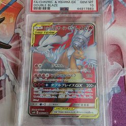 Pokemon Kaart PSA 10 Reshiram & Charizard GX Full Art 096/095 Double Blaze