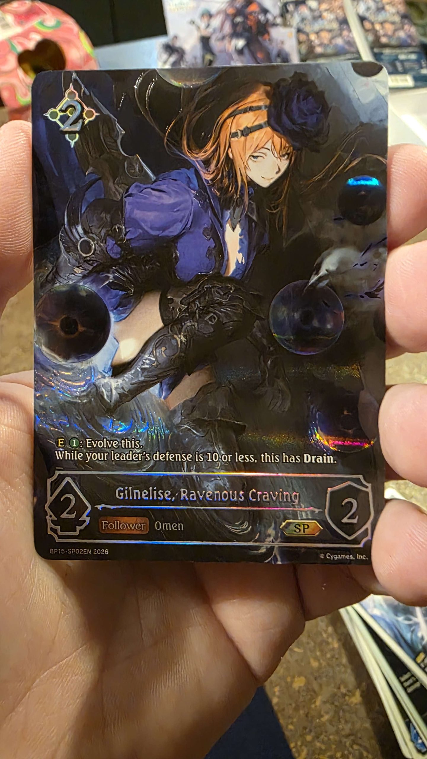 Gilnelise, Ravenous Craving SP BP15-SP02EN Shadowverse Evolve