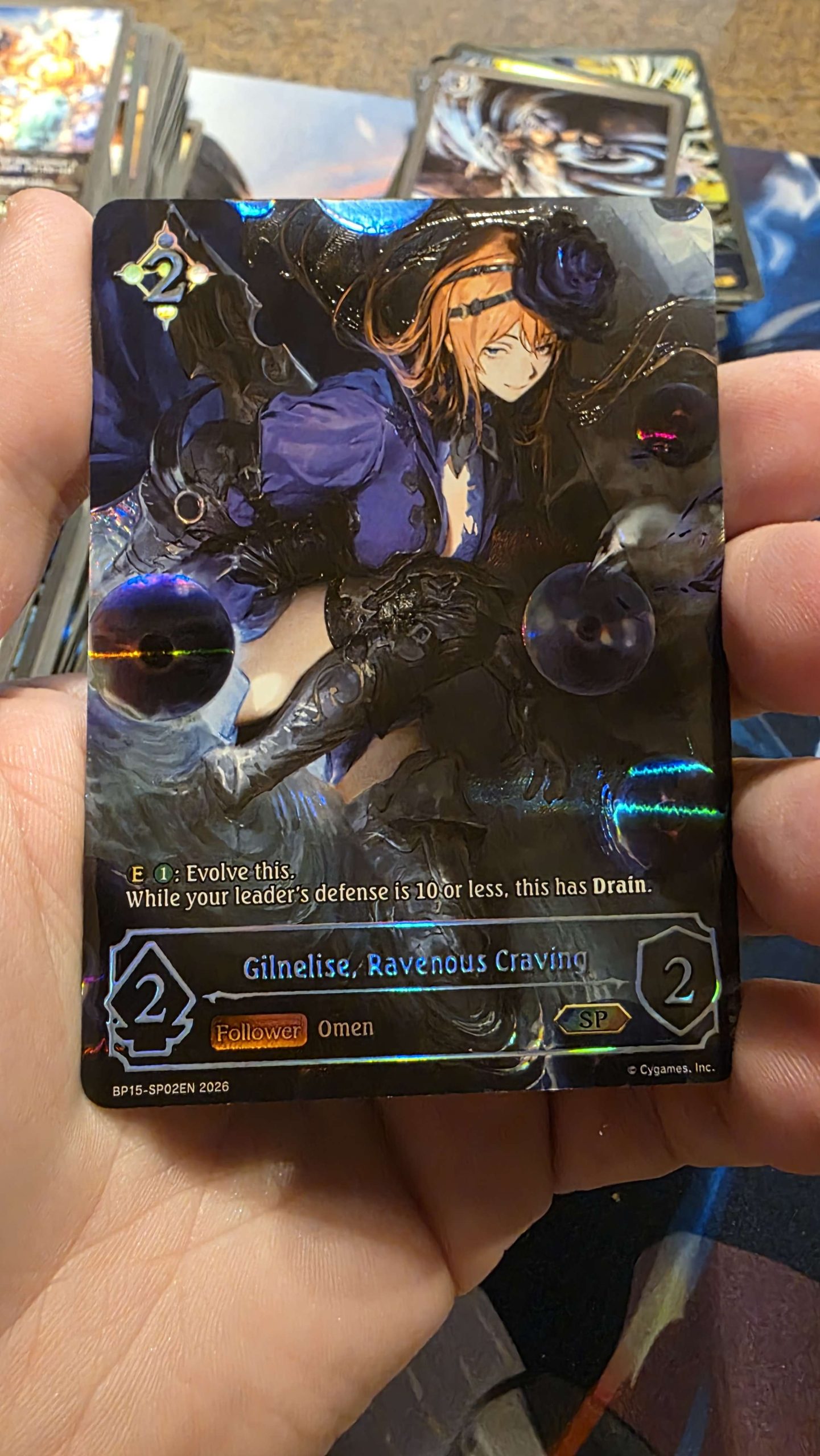 Gilnelise, Ravenous Craving SP BP15-SP02EN Shadowverse Evolve