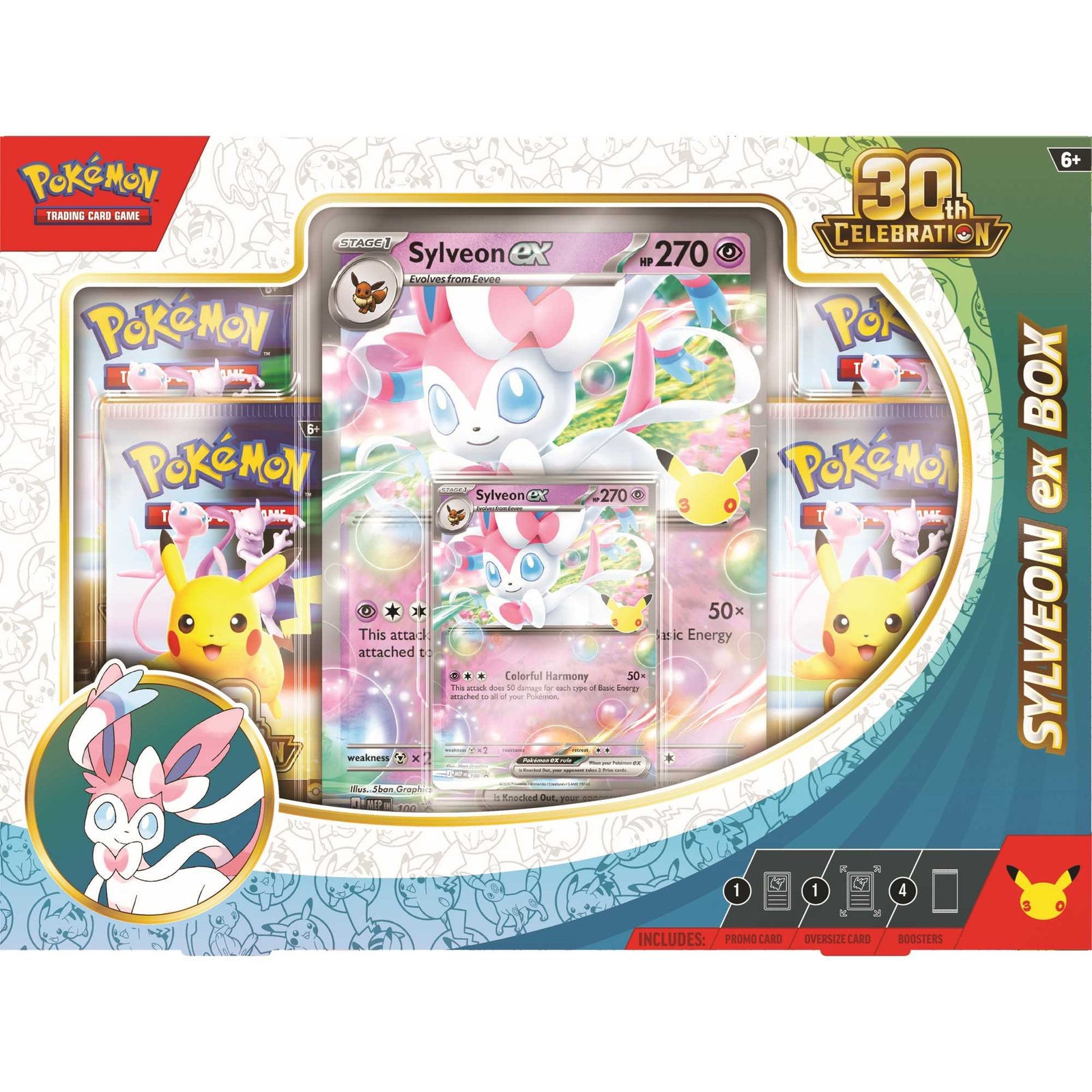 Pokemon TCG 30th Celebration Sylveon ex Box