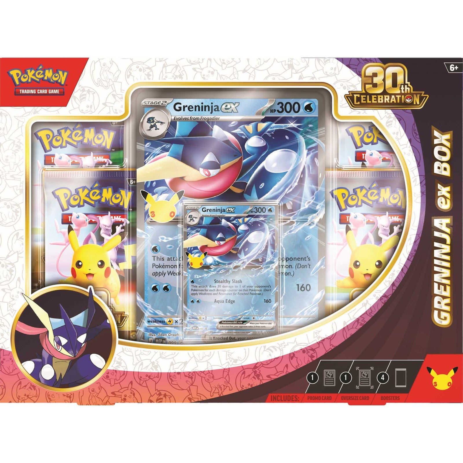 Pokemon TCG 30th Celebration Greninja ex Box