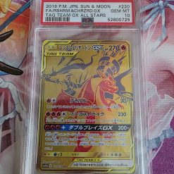 Pokemon Kaart PSA 10 Reshiram & Charizard GX 220/173 Tag Team GX All Stars