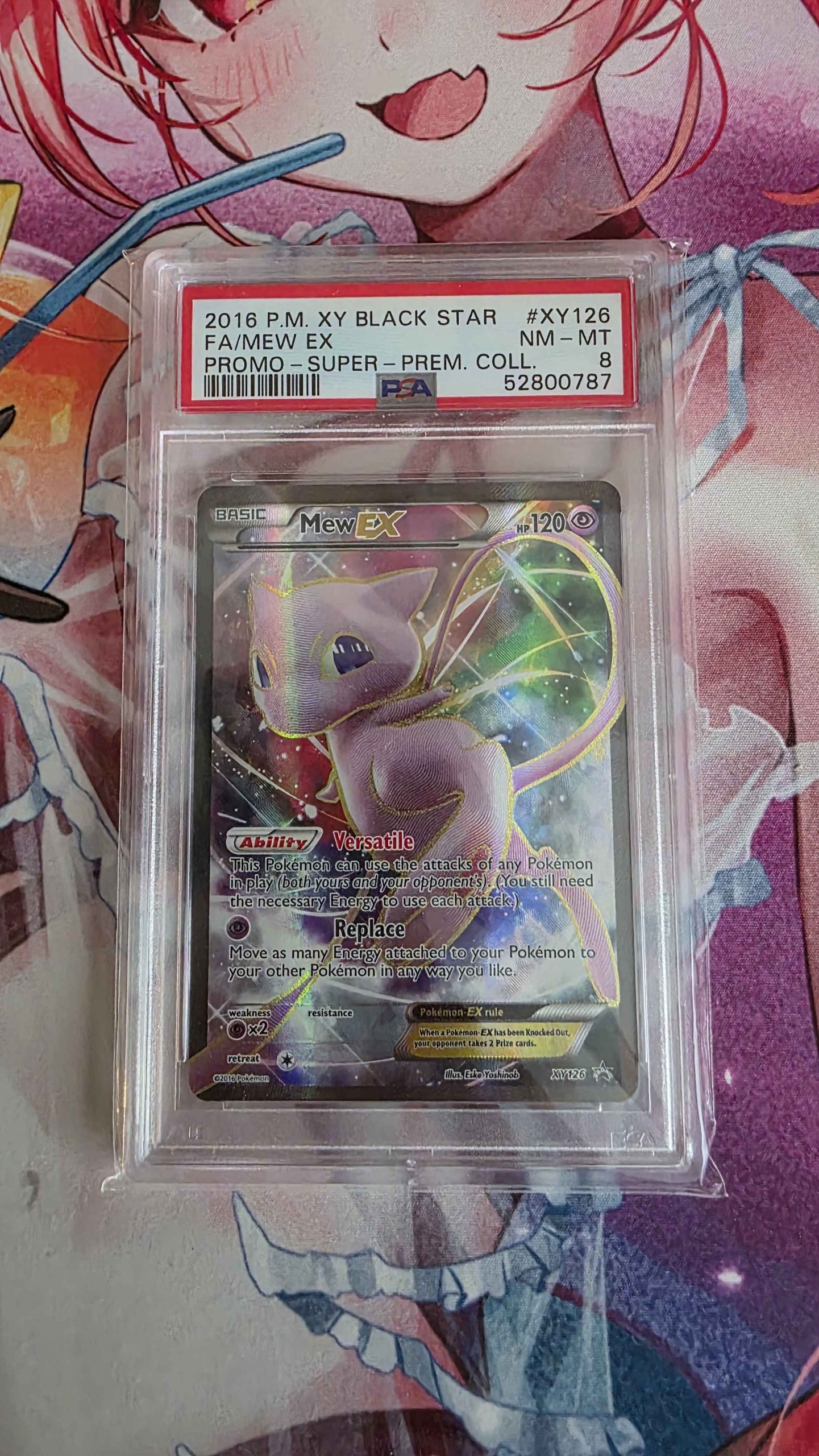 Pokemon Kaart PSA 8 Mew EX XY126 Promo