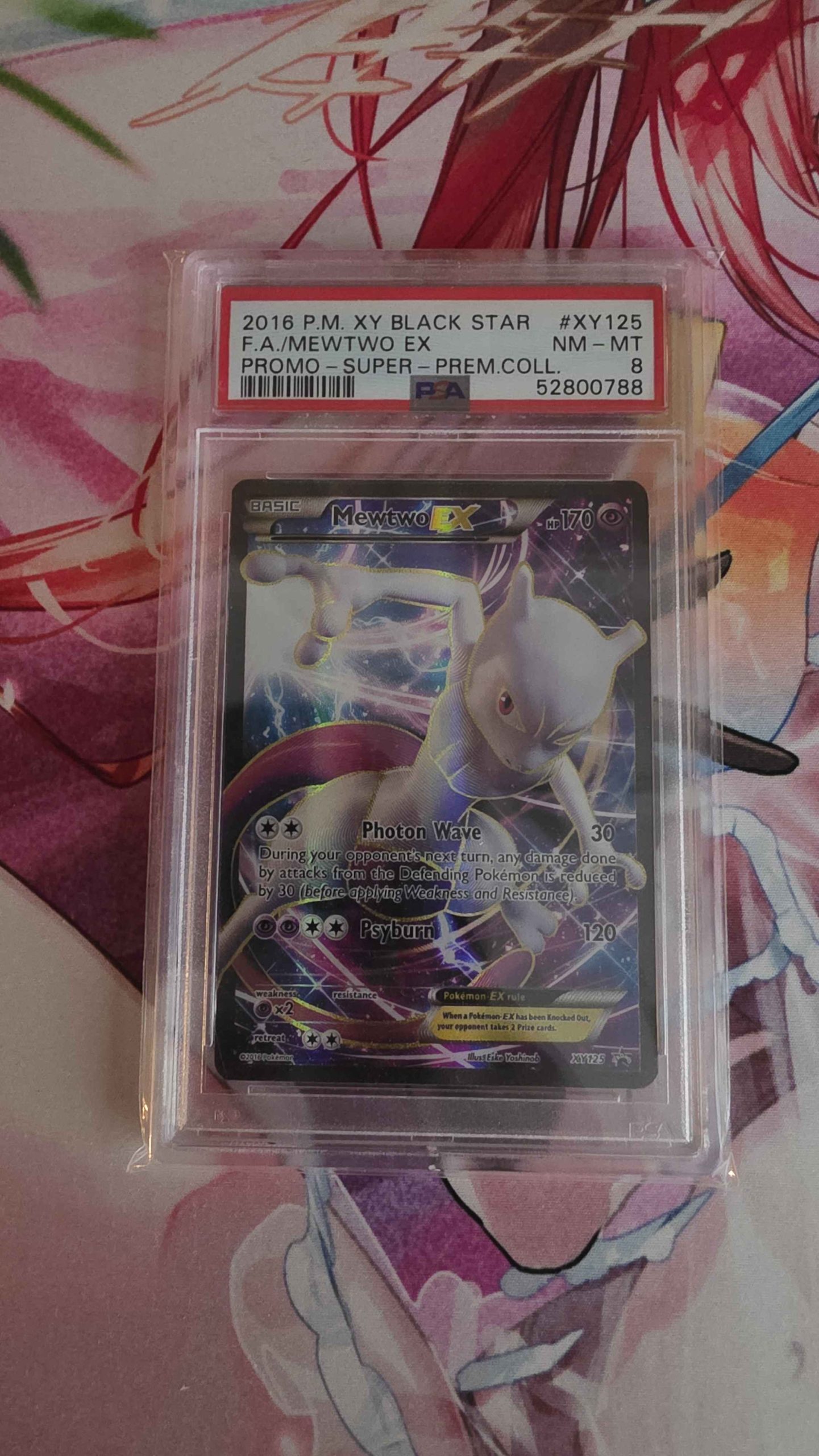 Pokemon Kaart PSA 8 Mewtwo EX XY125 Promo