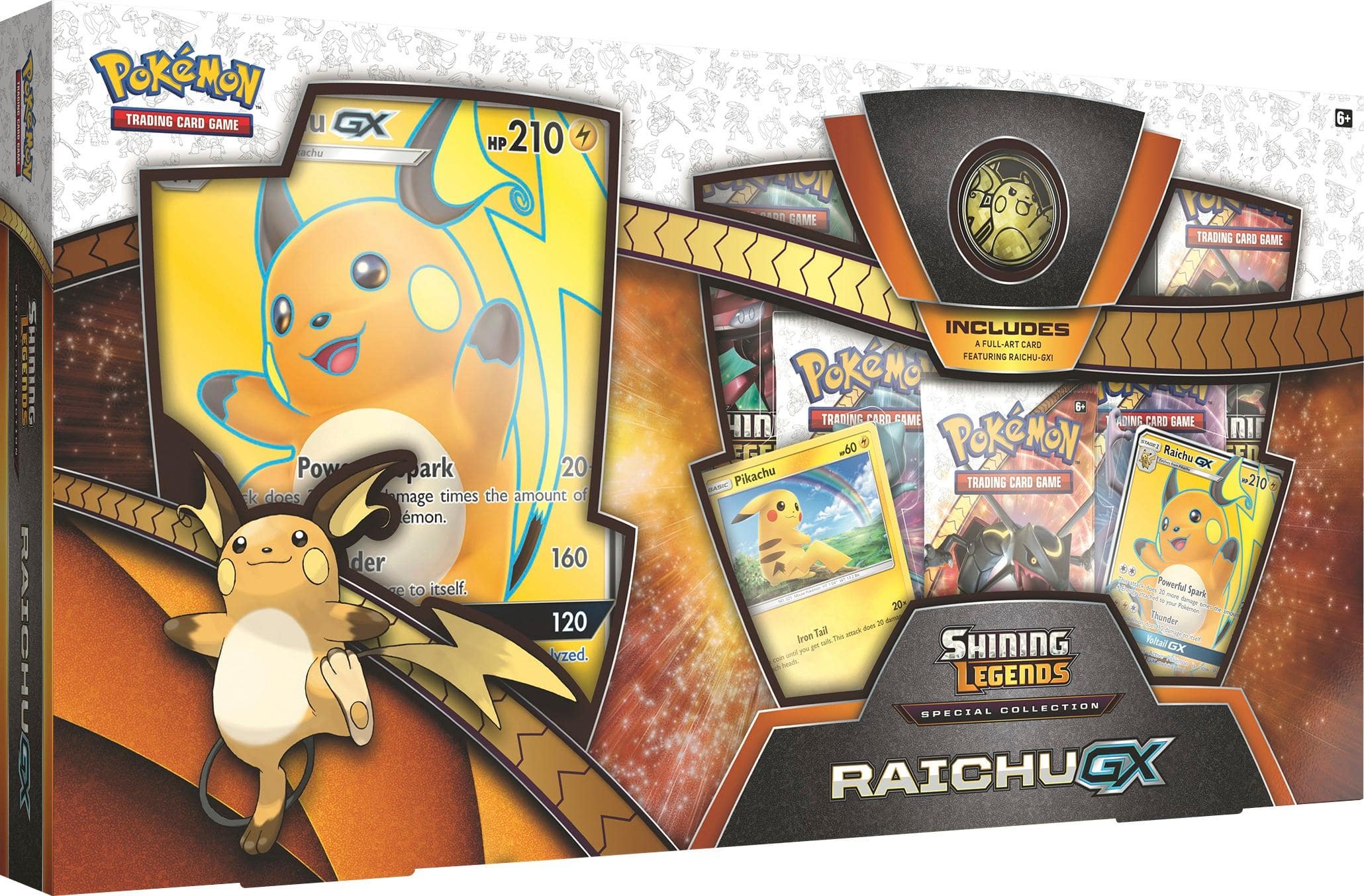 Pokemon Shining Legends Special Collection Raichu-GX