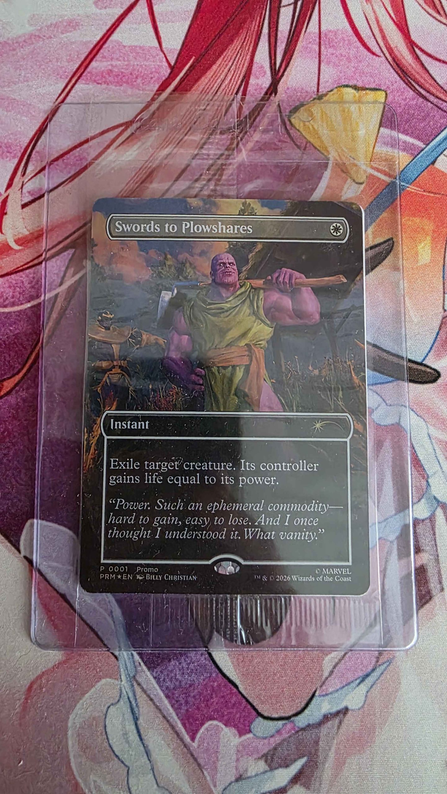 Swords to Plowshares Thanos PSA Magazine promo sealed