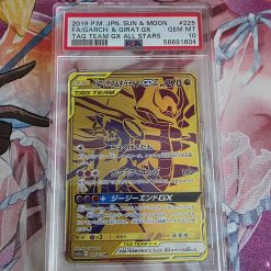 Pokemon Kaart PSA 10 Garchomp & Giratina GX 225/173 Tag Team GX All Stars cert 56691604