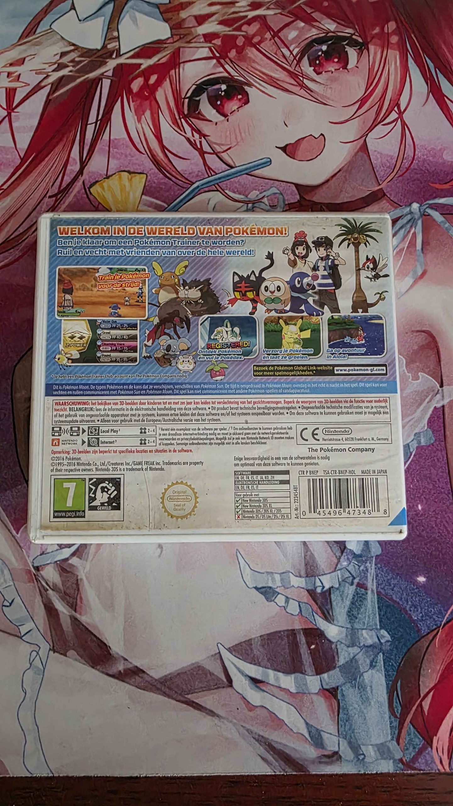 Pokemon Moon 3DS achterkant Stefan