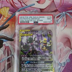 Pokemon Kaart PSA 9 Trevenant & Dusknoir GX 179/173 Tag Team GX All Stars cert 56691593